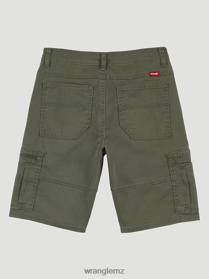 Wrangler Comfort Flex Cargo Short Olive (4RMHWOH) Boys Clothing DRL6LH996