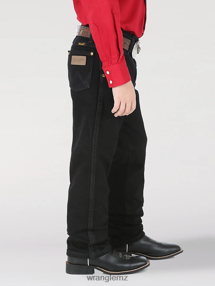 Wrangler Cowboy Cut Original Fit Jean Overdyed Black (13MWBBK) Boys Clothing DRL6LH934