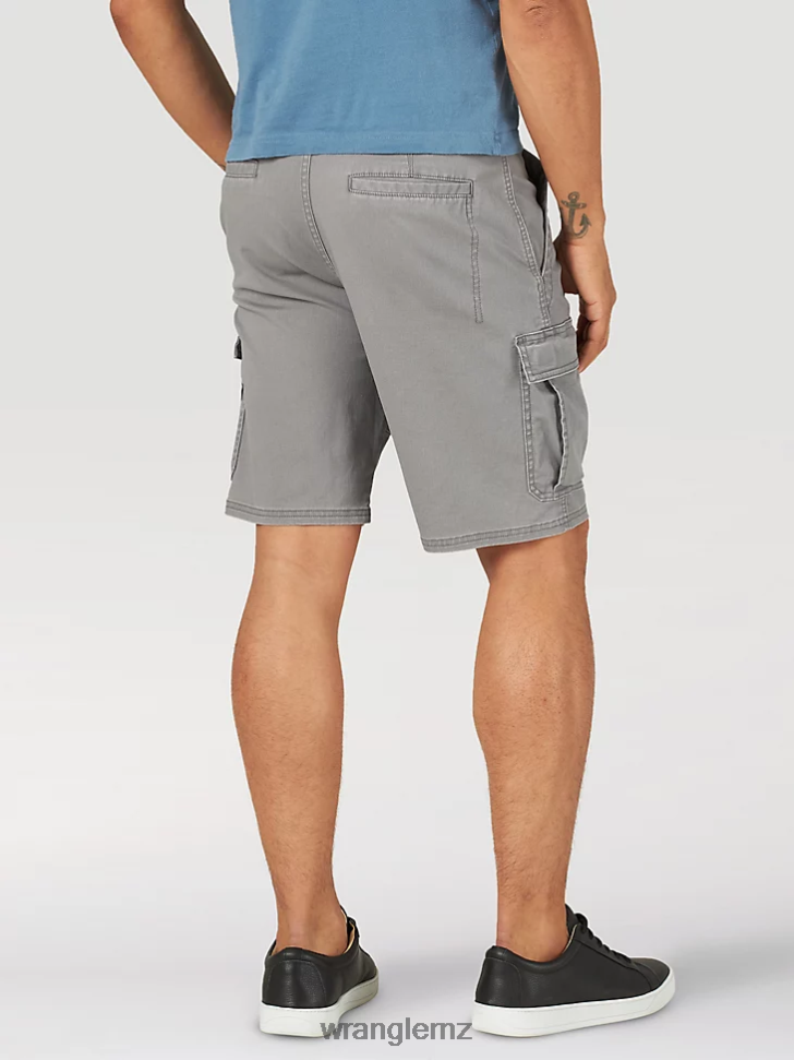 Wrangler Five Star Premium Cargo Short Gunmetal (112314950) Men Clothing DRL6LH513