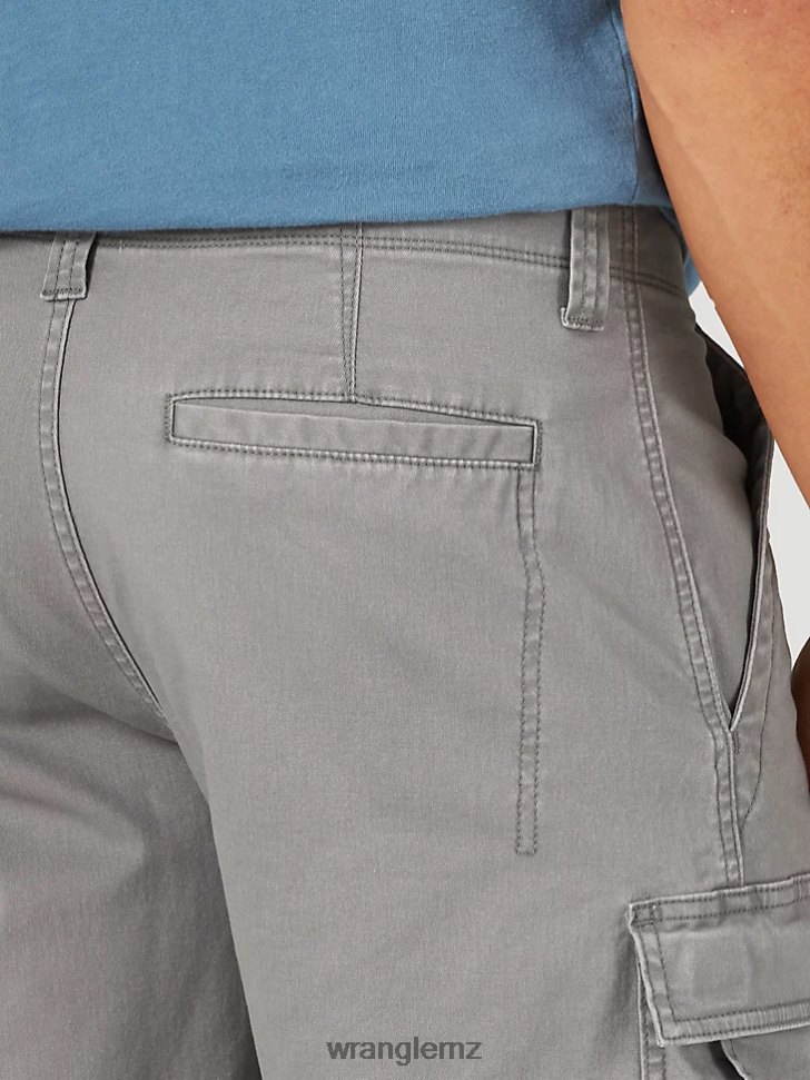 Wrangler Five Star Premium Cargo Short Gunmetal (112314950) Men Clothing DRL6LH513