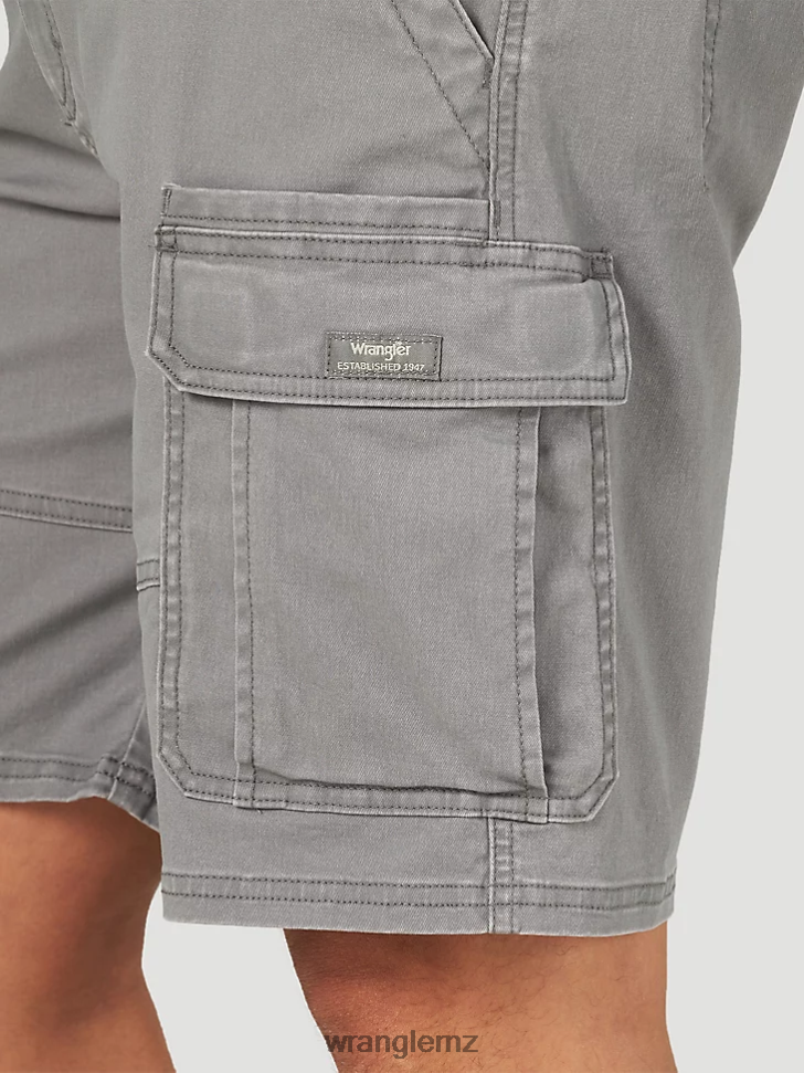 Wrangler Five Star Premium Cargo Short Gunmetal (112314950) Men Clothing DRL6LH513