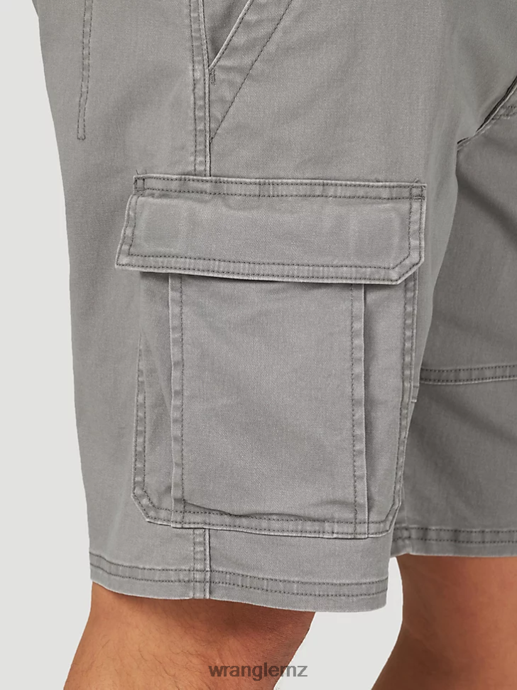 Wrangler Five Star Premium Cargo Short Gunmetal (112314950) Men Clothing DRL6LH513