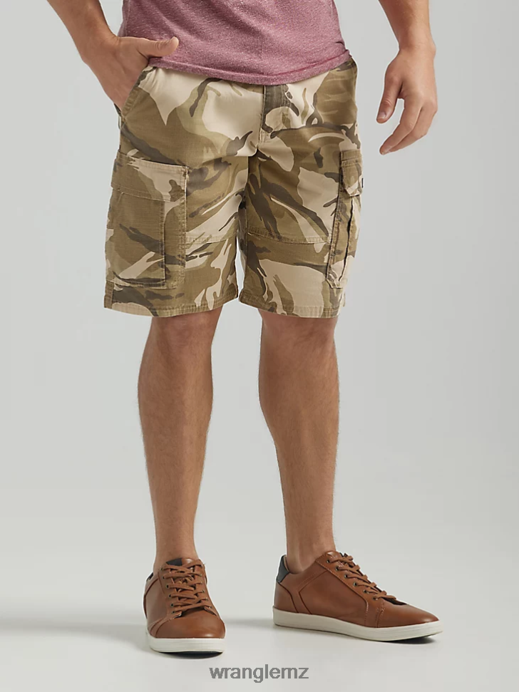 Wrangler Five Star Premium Cargo Short Wildwood Kelp Camo (112336223) Men Clothing DRL6LH520