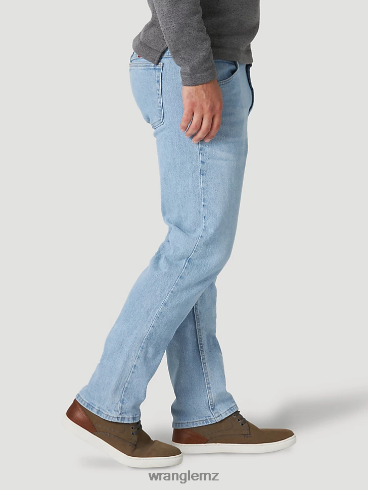 Wrangler Five Star Premium Denim Flex For Comfort Regular Fit Jean Bleached Indigo (96FXVBI) Men Clothing DRL6LH137