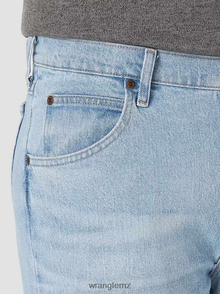 Wrangler Five Star Premium Denim Flex For Comfort Regular Fit Jean Bleached Indigo (96FXVBI) Men Clothing DRL6LH137