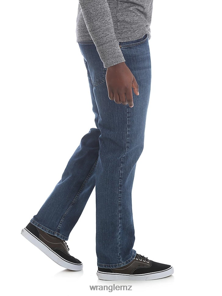 Wrangler Five Star Premium Denim Flex For Comfort Regular Fit Jean Dark Stonewash (96FXVSD) Men Clothing DRL6LH139