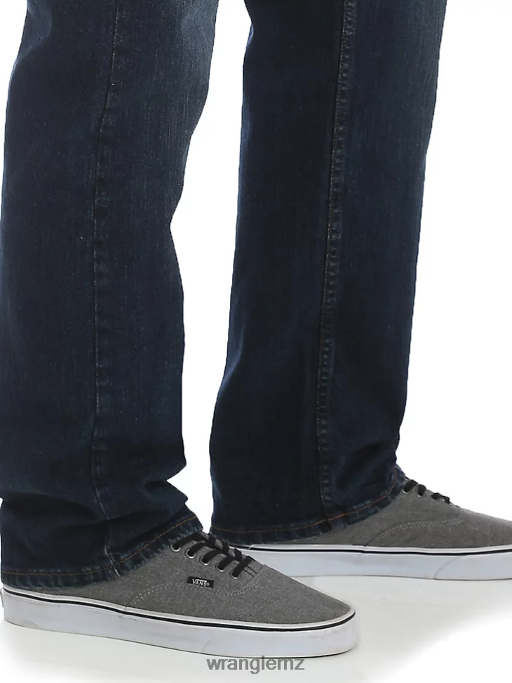 Wrangler Five Star Premium Denim Flex for Comfort Relaxed Fit Jean Dark Denim (97FXWXD) Men Clothing DRL6LH83