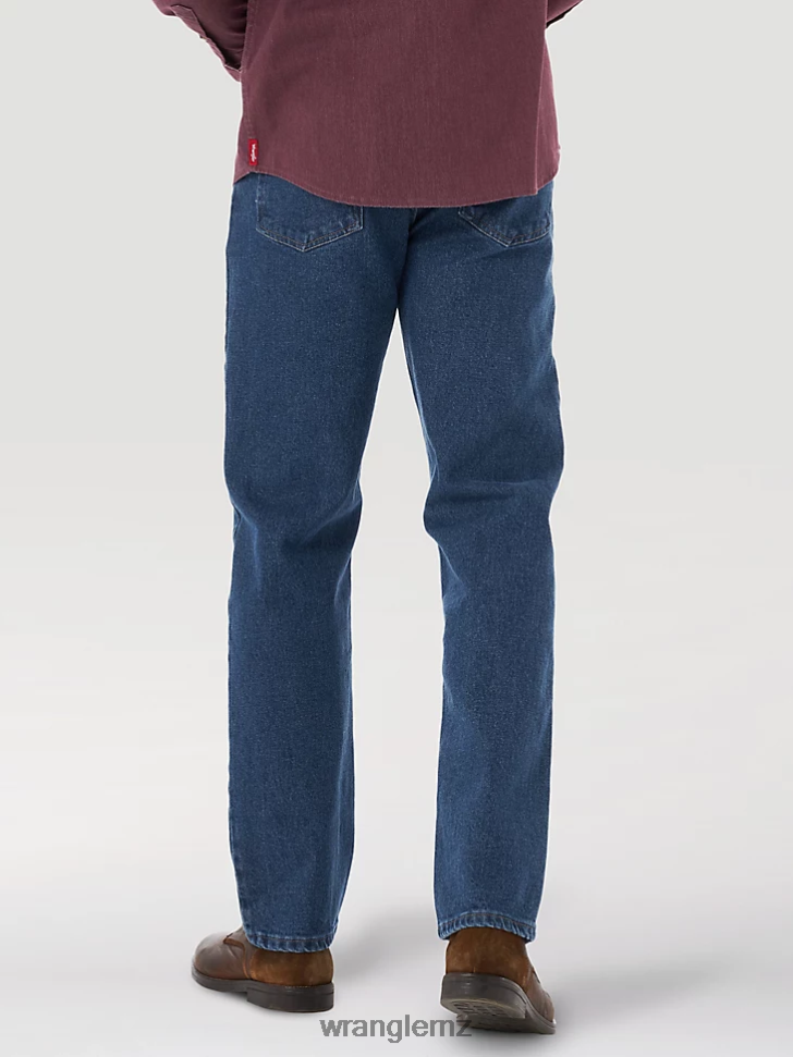 Wrangler Five Star Premium Denim Flex for Comfort Relaxed Fit Jean Stone (97FXVMD) Men Clothing DRL6LH81