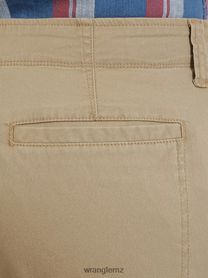 Wrangler Five Star Premium Relaxed Fit Flex Cargo Pant Elmwood (70ABWEW) Men Clothing DRL6LH219