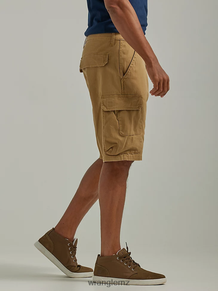 Wrangler Five Star Premium Stacked Cargo Short Acorn (112336365) Men Clothing DRL6LH532