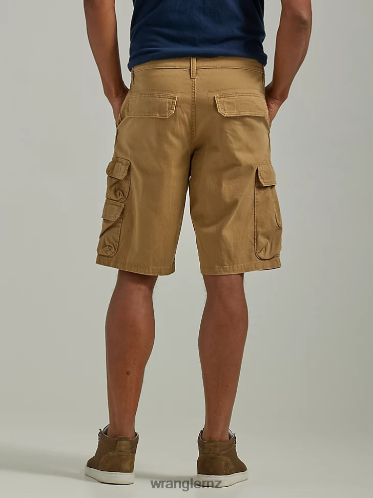 Wrangler Five Star Premium Stacked Cargo Short Acorn (112336365) Men Clothing DRL6LH532