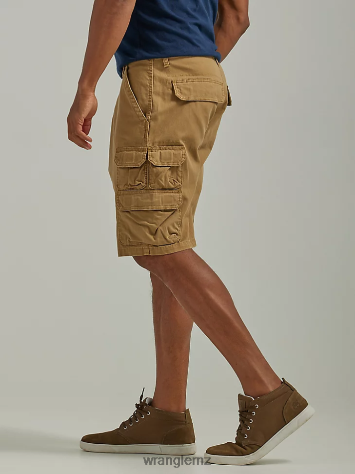 Wrangler Five Star Premium Stacked Cargo Short Acorn (112336365) Men Clothing DRL6LH532