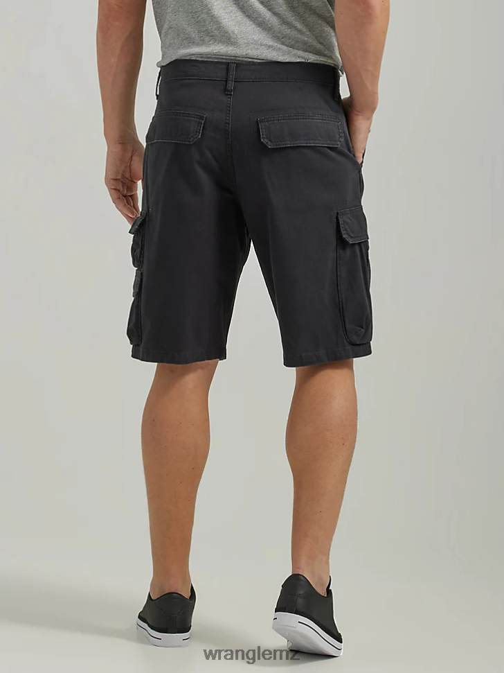 Wrangler Five Star Premium Stacked Cargo Short Black (112336360) Men Clothing DRL6LH528