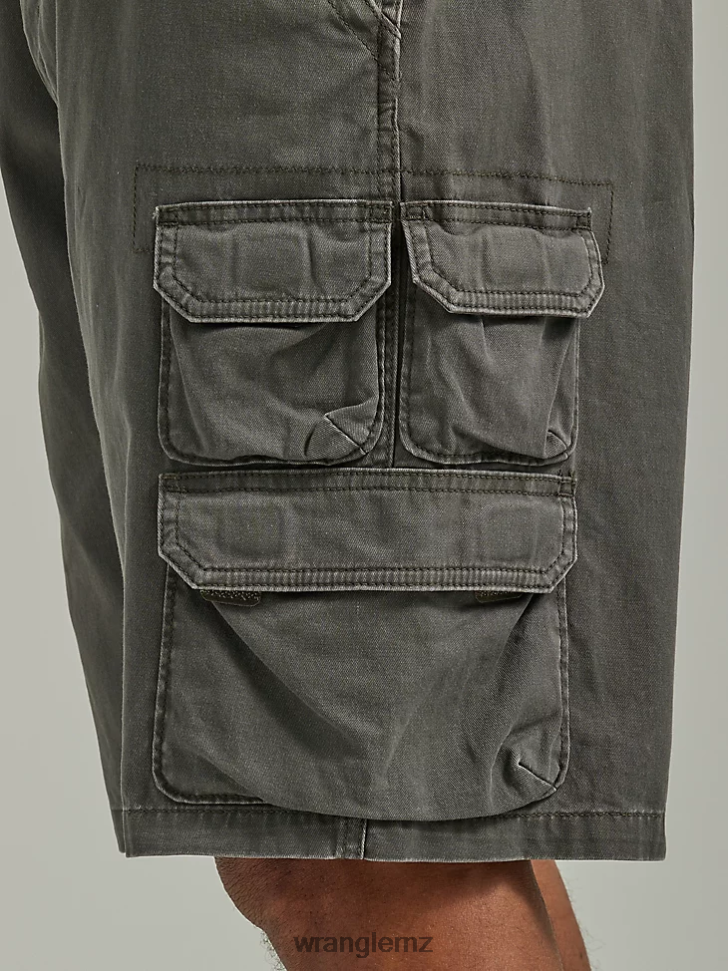 Wrangler Five Star Premium Stacked Cargo Short Olive Drab (112336364) Men Clothing DRL6LH534