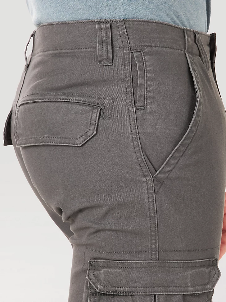 Wrangler Flex Tapered Cargo Pant Asphalt (70DYWAS) Men Clothing DRL6LH225