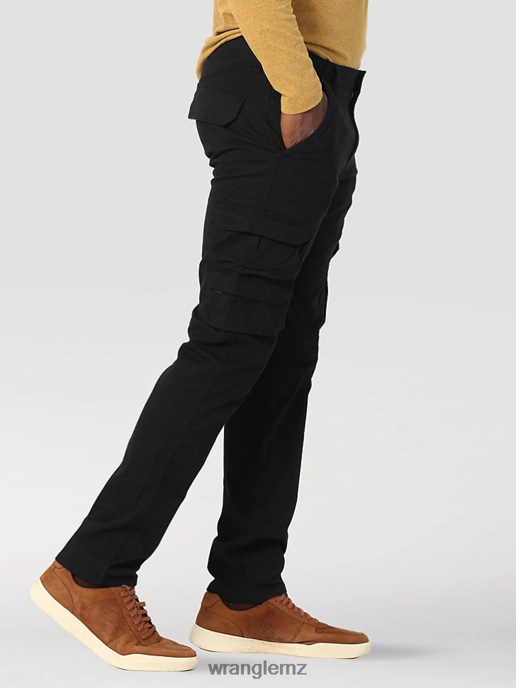 Wrangler Flex Tapered Cargo Pant Black (112326301) Men Clothing DRL6LH229