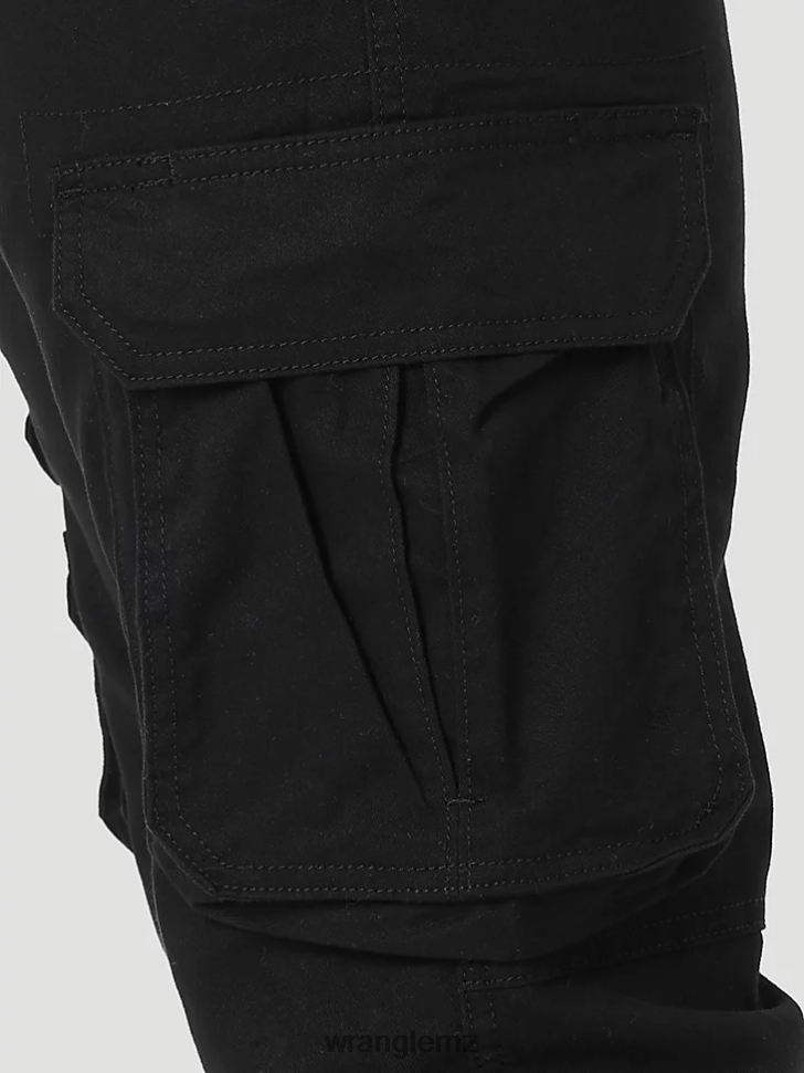 Wrangler Flex Tapered Cargo Pant Black (112326301) Men Clothing DRL6LH229