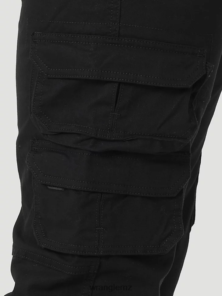 Wrangler Flex Tapered Cargo Pant Black (112326301) Men Clothing DRL6LH229