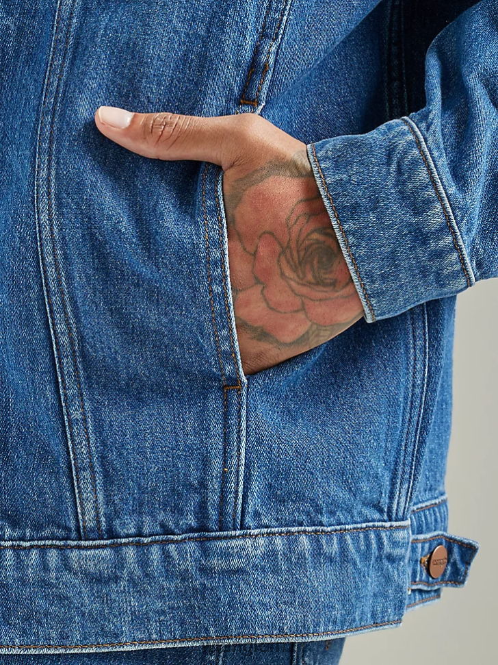 Wrangler Heritage Anti-Fit Jacket Blue (112335451) Men Clothing DRL6LH616