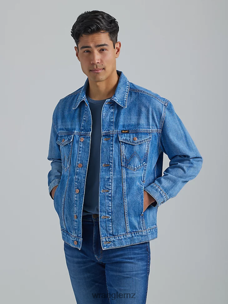 Wrangler Heritage Anti-Fit Jacket Blue Eyes (112335509) Men Clothing DRL6LH617