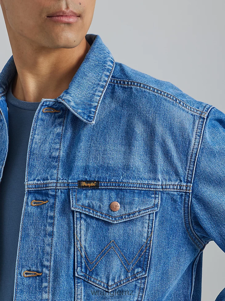 Wrangler Heritage Anti-Fit Jacket Blue Eyes (112335509) Men Clothing DRL6LH617
