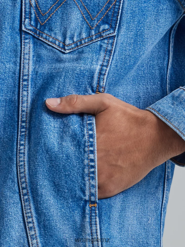 Wrangler Heritage Anti-Fit Jacket Blue Eyes (112335509) Men Clothing DRL6LH617