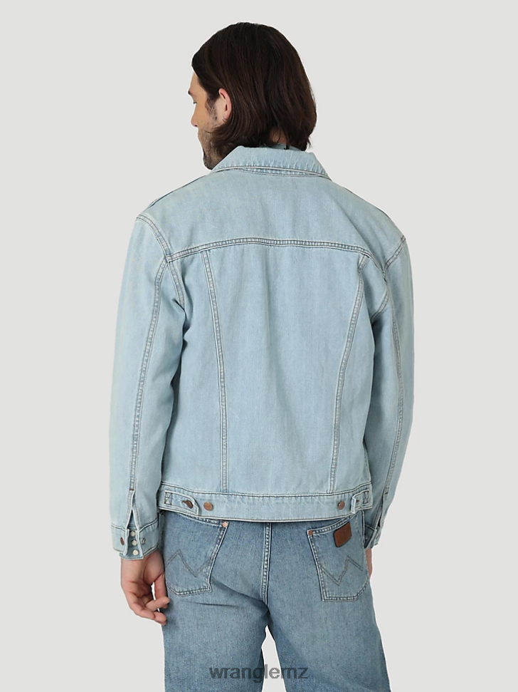 Wrangler Heritage Anti-Fit Jacket Icy Blue (112321108) Men Clothing DRL6LH618