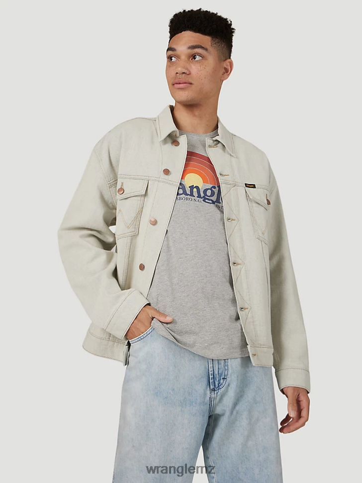 Wrangler Heritage Anti-Fit Jacket Mineral (112316507) Men Clothing DRL6LH619