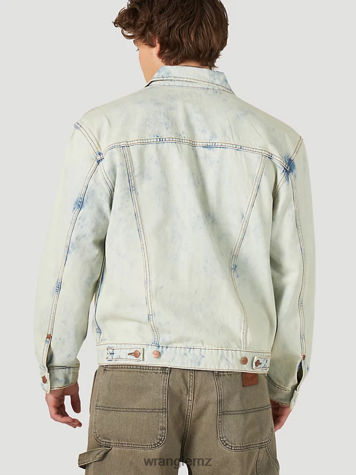 Wrangler Heritage Anti-Fit Jacket Salt Water (112317432) Men Clothing DRL6LH620