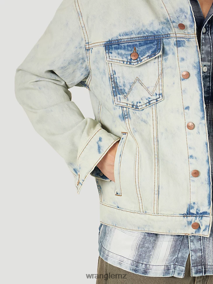 Wrangler Heritage Anti-Fit Jacket Salt Water (112317432) Men Clothing DRL6LH620