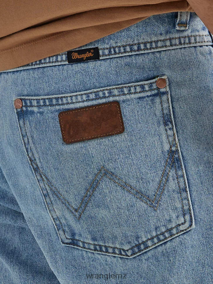 Wrangler Heritage Redding Loose Fit Jean Ripped Light Wash (112335468) Men Clothing DRL6LH185