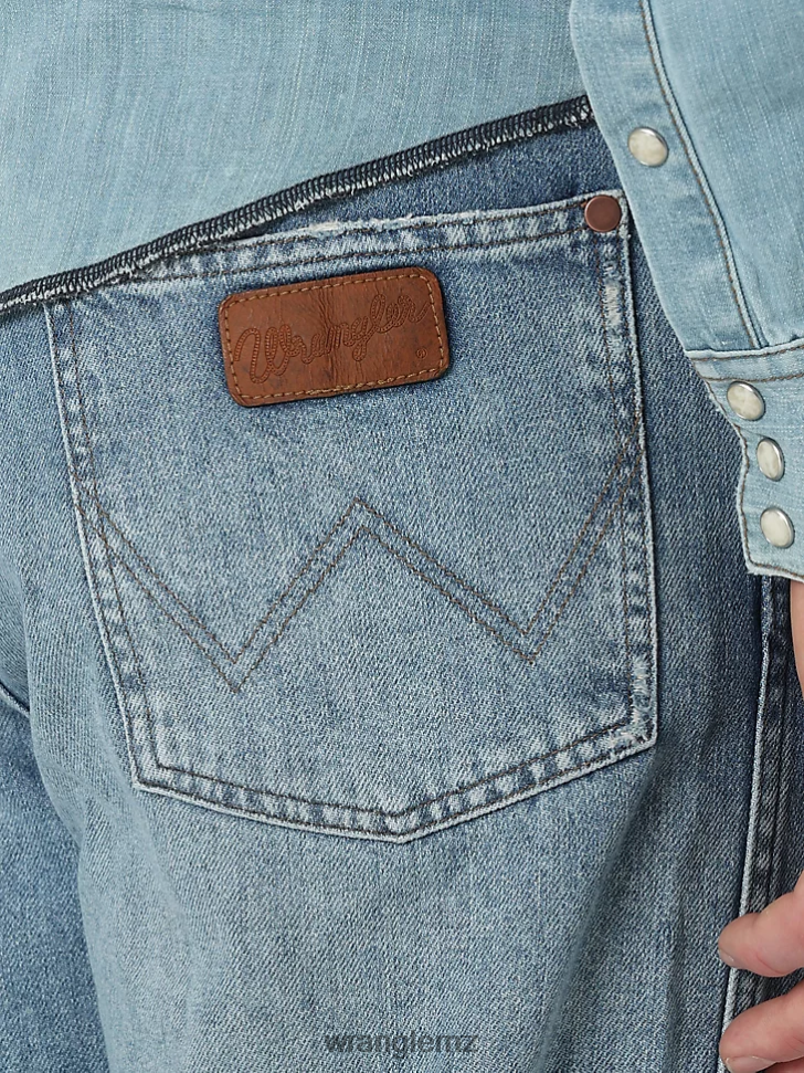 Wrangler Heritage Redding Loose Fit Jean Winter Wash (112320975) Men Clothing DRL6LH186