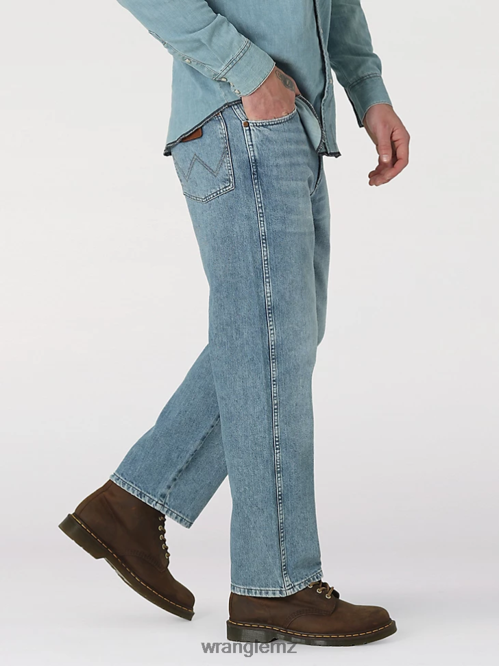 Wrangler Heritage Redding Loose Fit Jean Winter Wash (112320975) Men Clothing DRL6LH186