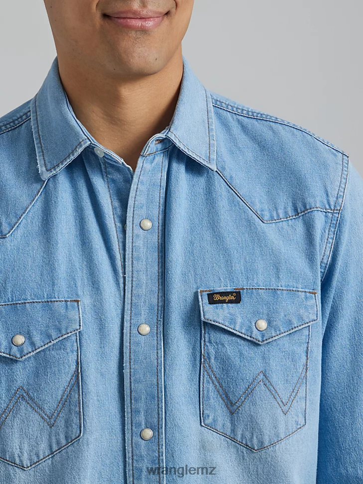 Wrangler Heritage Workshirt Sunfade (112335476) Men Clothing DRL6LH475