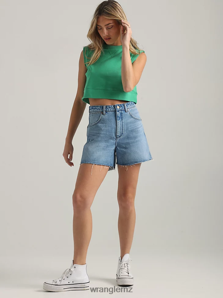 Wrangler High Rise A-line Cut-Off Short Lost Control (112334600) Women Clothing DRL6LH843