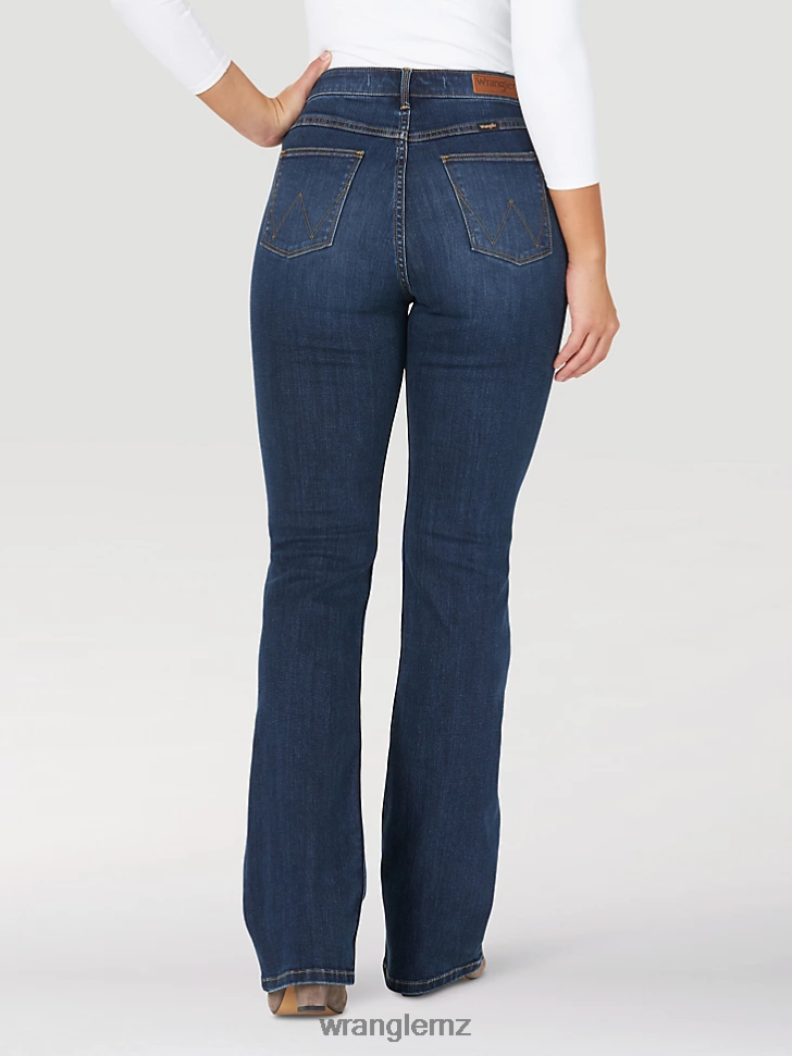 Wrangler High Rise Bold Boot Jean Stockton (MT1BTSN) Women Clothing DRL6LH733