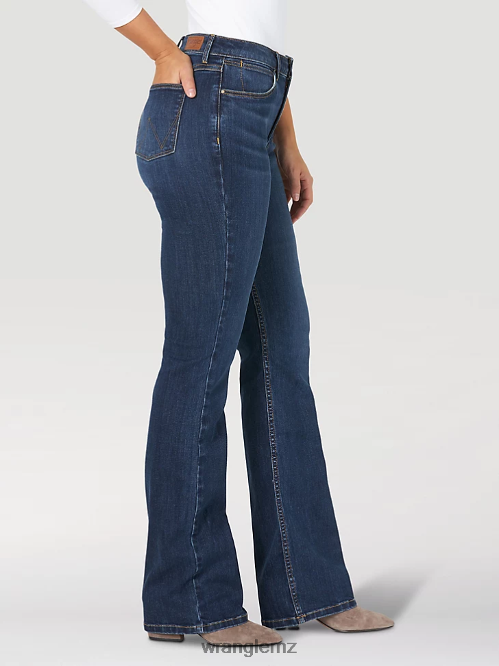 Wrangler High Rise Bold Boot Jean Stockton (MT1BTSN) Women Clothing DRL6LH733