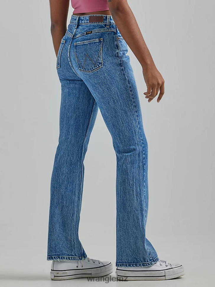Wrangler High Rise Bold Boot Jean Topaz (112333827) Women Clothing DRL6LH735