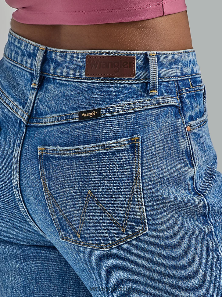 Wrangler High Rise Bold Boot Jean Topaz (112333827) Women Clothing DRL6LH735