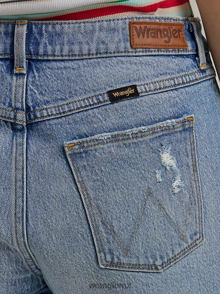 Wrangler High Rise Mid Thigh Short Bloom (112333478) Women Clothing DRL6LH826