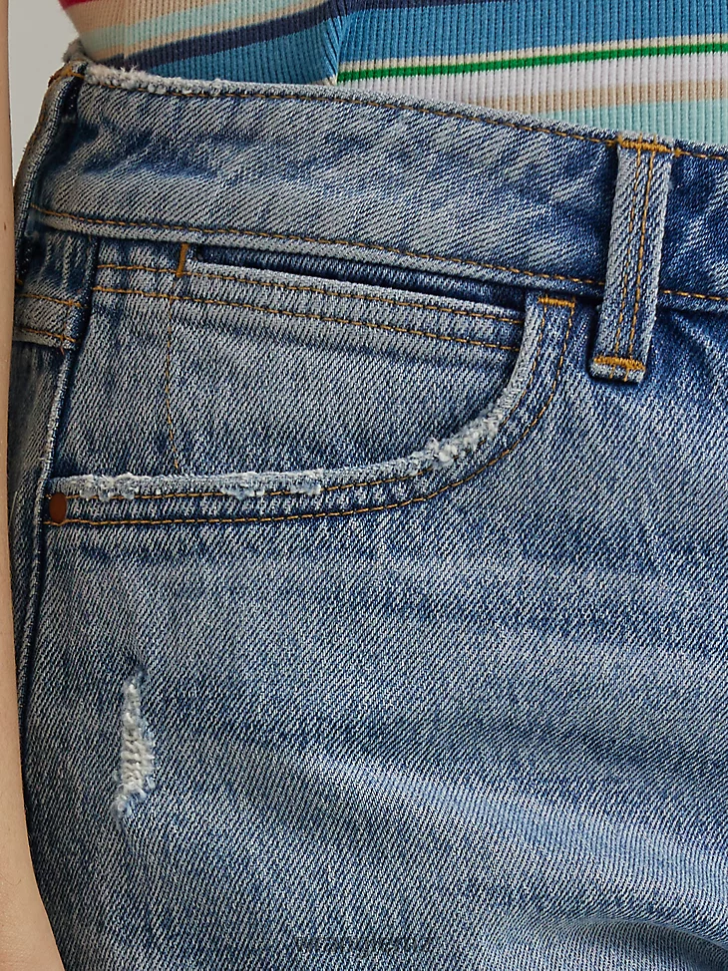 Wrangler High Rise Mid Thigh Short Bloom (112333478) Women Clothing DRL6LH826