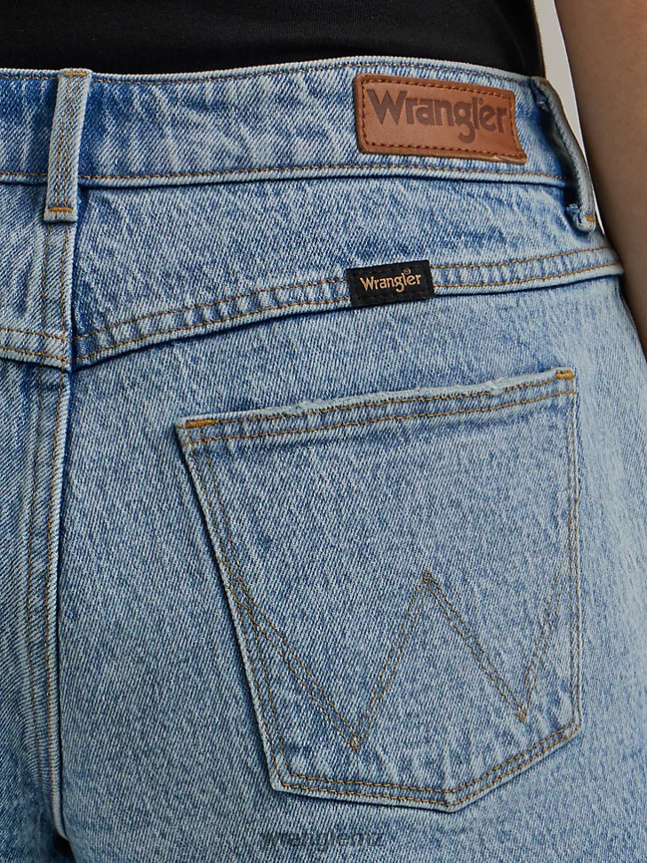 Wrangler High Rise Vintage Cut-Off Short Medium Wash (112333495) Women Clothing DRL6LH838