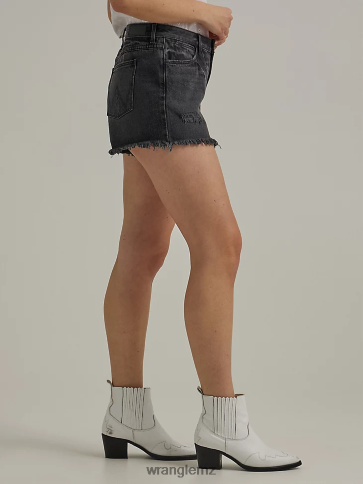 Wrangler High Rise Vintage Cut-Off Short Moonlight (112333535) Women Clothing DRL6LH834