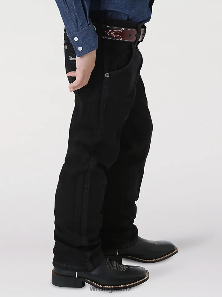 Wrangler Little Silver Edition Jean Black (1013JSEWK) Boys Clothing DRL6LH1027