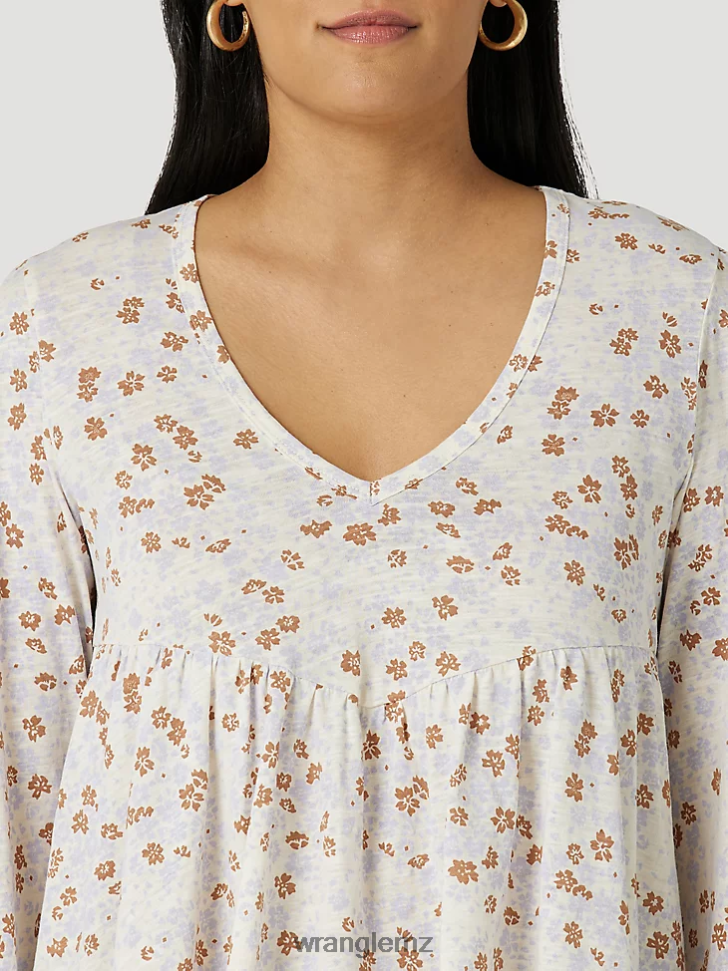 Wrangler Long Sleeve One Point Front and Back Yokes Solid Top Black (LW1002X) Women Clothing DRL6LH888