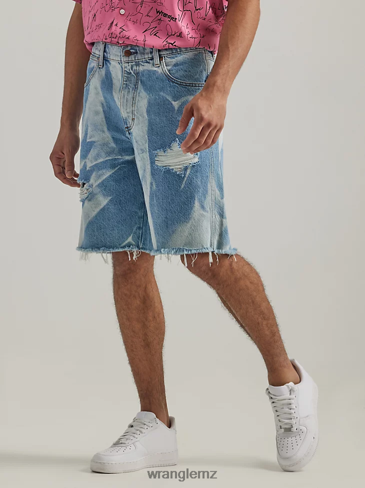 Wrangler Loose Fit Denim Short Bone Orchard (112332620) Men Clothing DRL6LH582