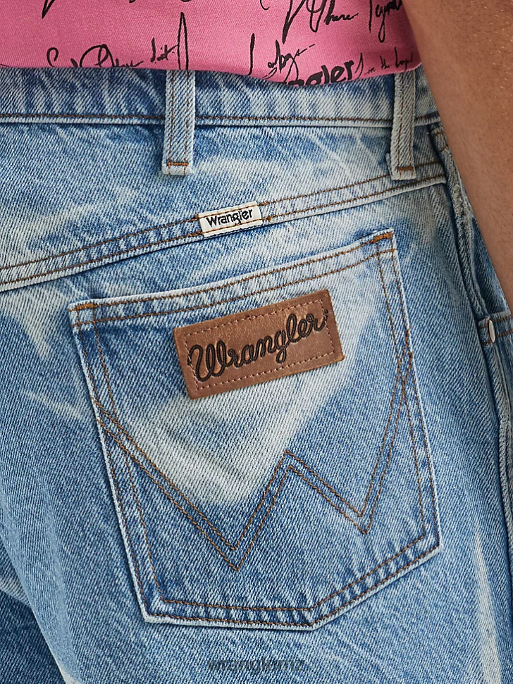 Wrangler Loose Fit Denim Short Bone Orchard (112332620) Men Clothing DRL6LH582