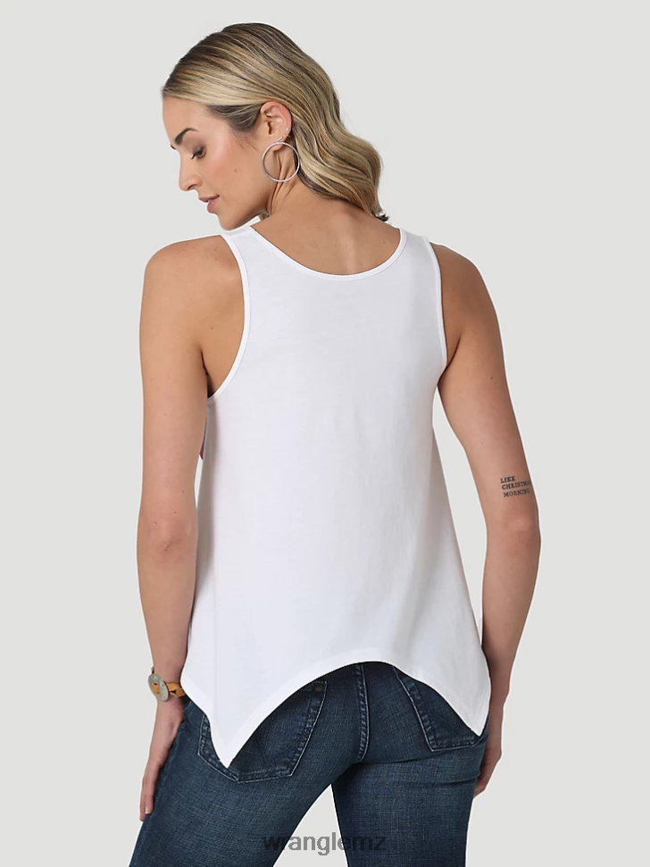 Wrangler One Shoulder Cami White (112334738) Women Clothing DRL6LH873