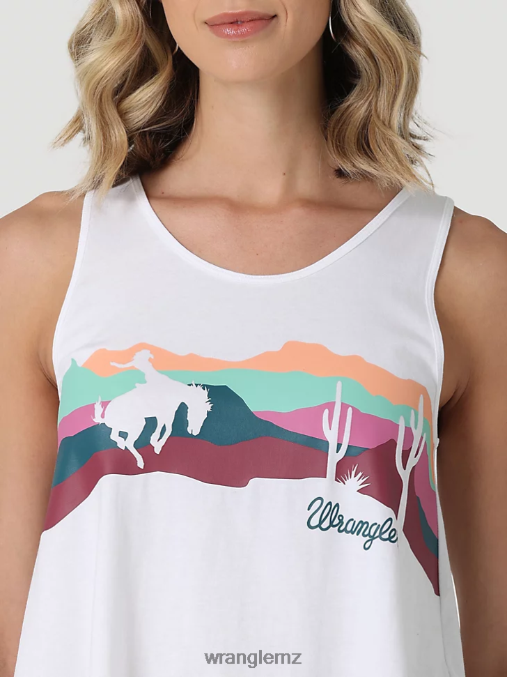 Wrangler One Shoulder Cami White (112334738) Women Clothing DRL6LH873