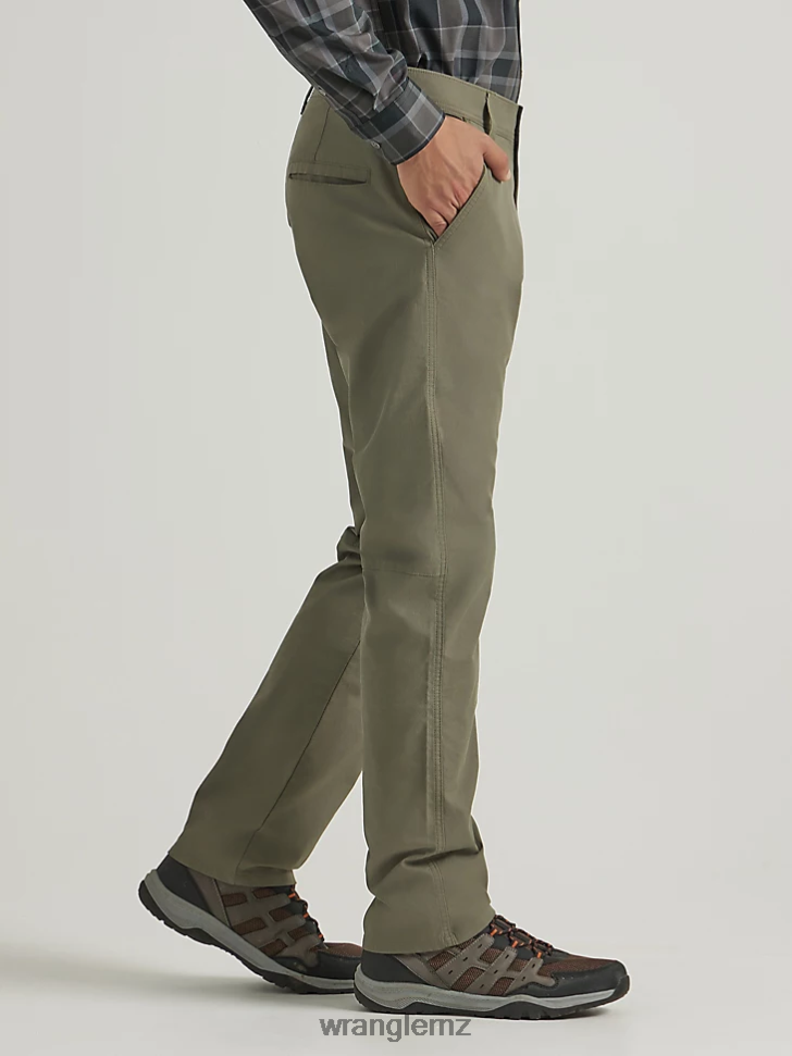 Wrangler Outdoor Chino Pant Dusty Olive (112343358) Men Clothing DRL6LH252